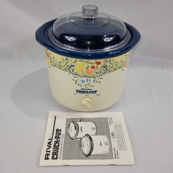 Rival Crock Pot 2.4 litre Vintage Slow Cooker 3120 UNUSED - Picture 2 of 3